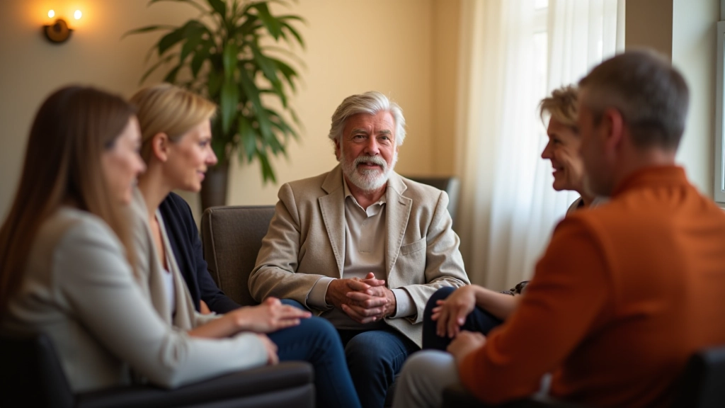 Participants sharing insights and experiences during group coaching session